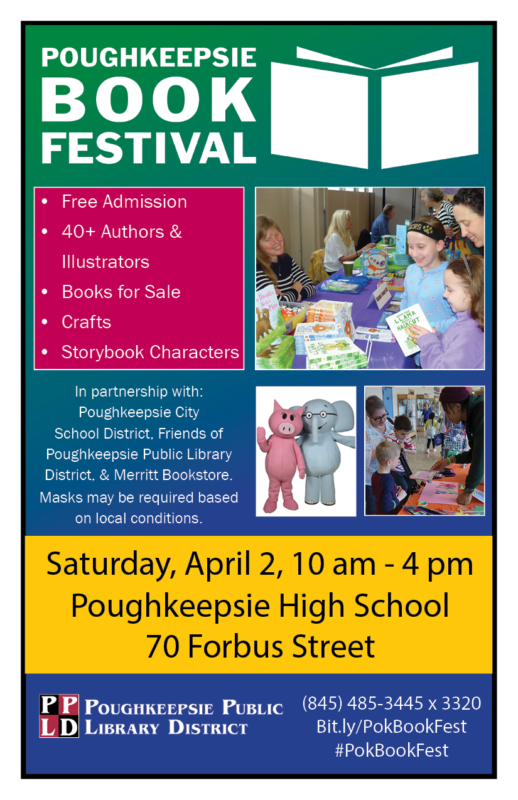 Flier for the 2022 Poughkeepsie Book Festival